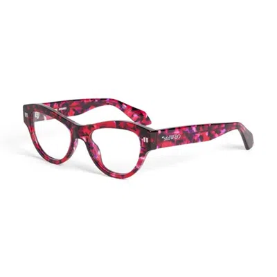 Off-white Oerj076 Style 76 2900 Havana Red/purple 51mm In Burgundy