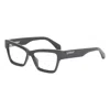 Off-white Oerj077style771000 Rectangular Acetate Eyeglasses In Gray