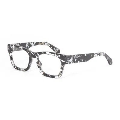 Off-white Oerj078 Style 78 1200 Black Havana 52mm In Grey