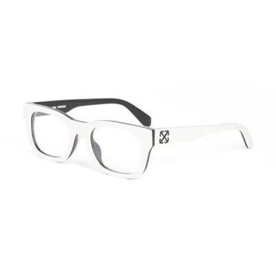 Off-white Ladies Black Rectangular Eyeglass Frames Oerj07nstyle7n 0100 In Gold