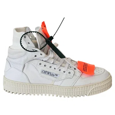 Pre-owned Off-white Off Court 3.0 High Top Sneakers White / Orange Size 39
