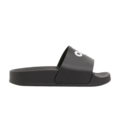 Pre-owned Off-white Off Flat Pool Sliders Kids 'black White' | Kid's Size 30