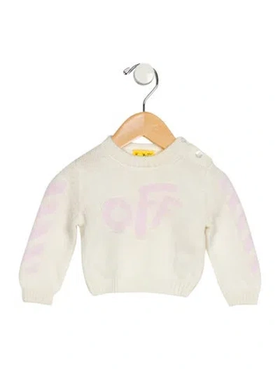 Pre-owned Off-white Babies' 'off' Logo Sweater In Neutrals
