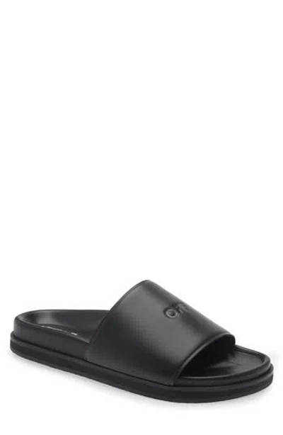 Off-white Off Stamp Cloud Slide Sandal In Black