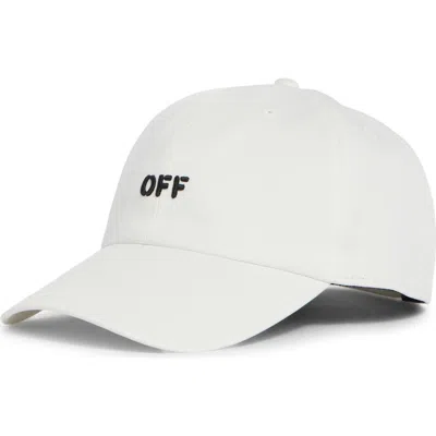 Off-white Off Stamp Curved Brim Baseball Cap