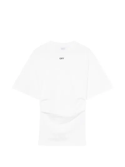 Off-white Off Stamp Shoulder T-shirt In White