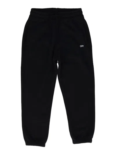 Off-white Off Stamp Sweatpant In Black