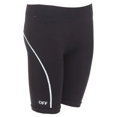 Pre-owned Off-white Off White Athleisure Virgil Abloh Eco Friendly Black Cyclist Shorts M