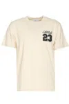 Off-white Off White Crew Neck T Shirt With 23 Logo In Neutral