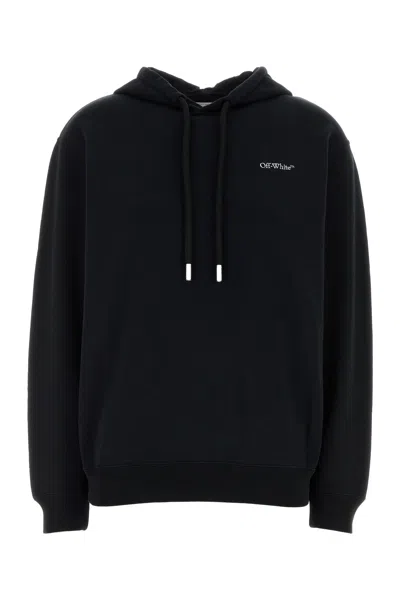Off-white Off White Black Cotton Sweatshirt