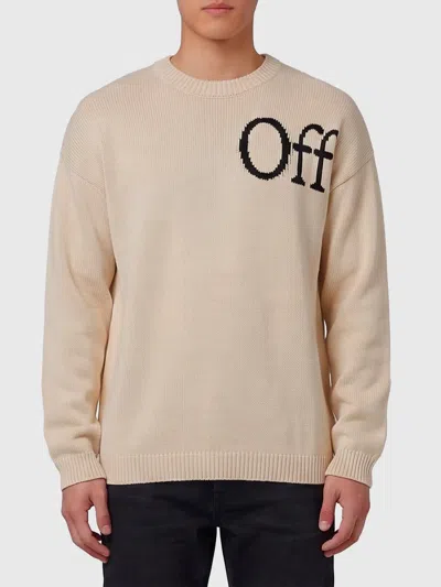 Off-white Off White Bookish Shared Crewneck Sweater In Multi