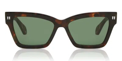 Off-white Off White Cincinnati 6055 Men's Sunglasses Tortoiseshell Size 54 In Brown