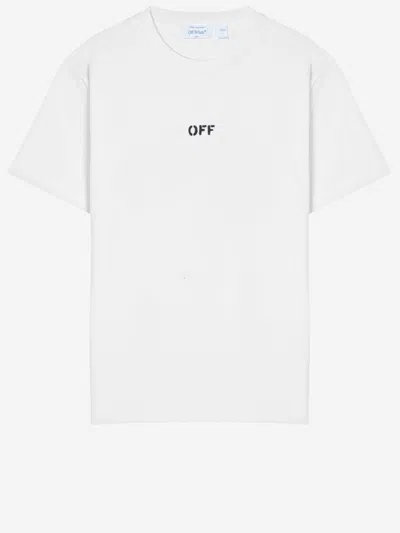 Off-white Off White Cotton T Shirt With Logo