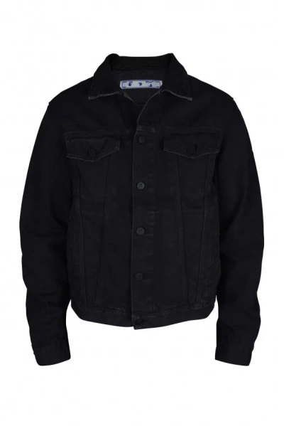 Off-white Off White Denim Jacket In Black
