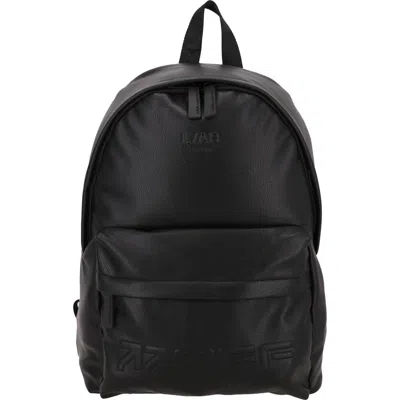 Off-white Off White Faux Leather Backpack In Black