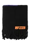 Off-white Off White Gradient Blanket In Black