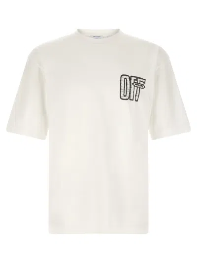 Off-white Off White Graphic-print Cotton T-shirt
