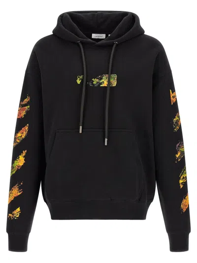 Off-white Off White Hoodie In Blue