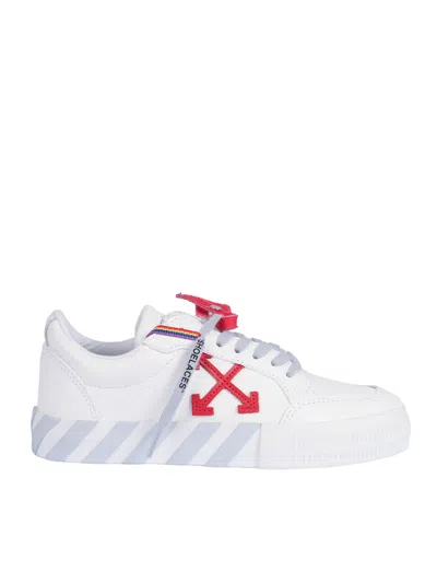Off-white Off White Kids B-vulc Low Leather-001 In Multi