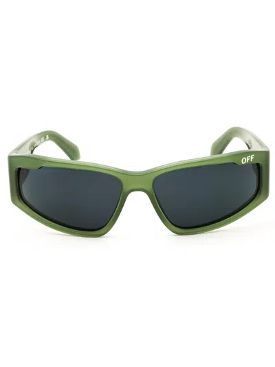 Off-white Off White Kimball118 Sunglasses In Olive Green