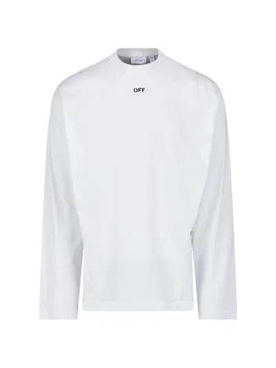 Off-white Off White Logo Cotton T-shirt