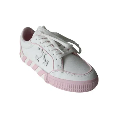 Off-white Off White Low Vulcanized Outlined Sneaker White Pink