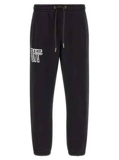 Off-white Off White Motion Arrow Joggers In Black