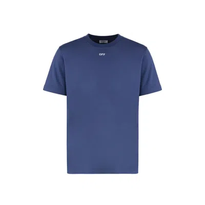 Off-white Off White Off White T Shirt In Blue