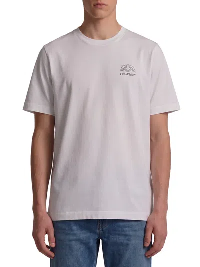 Off-white Off White Offline Half Arrow Skate T-shirt In Pink