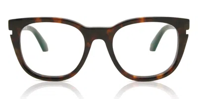 Off-white Off White Optical Style 51 Blue-light Block Men's Glasses, Tortoiseshell, Size 52 In Brown