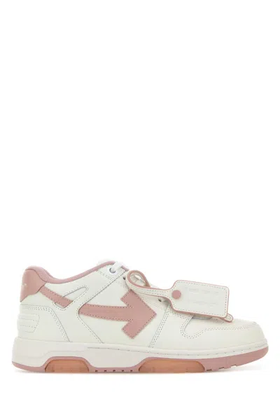 Off-white White Minimalist Sneakers With Clean Silhouette