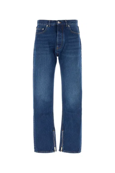 Off-white Off White Pantalone In Blue