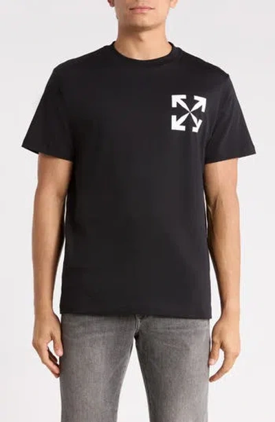 Off-white Off White Single Arrow Slim Graphic T-shirt In Black