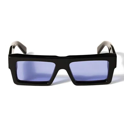 Off-white Off White Sunglasses Ow1013 1045 Ruby Black/blue Unisex