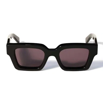 Off-white Off White Sunglasses Ow1022 1007 Virgil Black/dark Gray Unisex In Pink