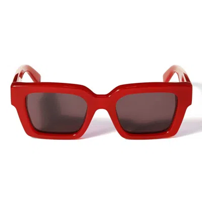 Off-white Off White Sunglasses Ow1022 6 D30 Virgil Red/dark Gray Unisex