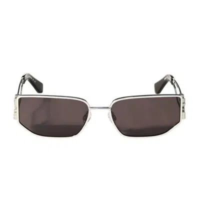 Off-white Off White Sunglasses Ow1027 7207 Allen Silver/dark Gray Unisex In Multi