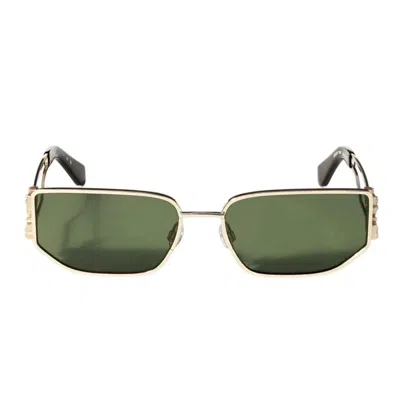 Off-white Off White Sunglasses Ow1027 7655 Allen Gold/green Unisex