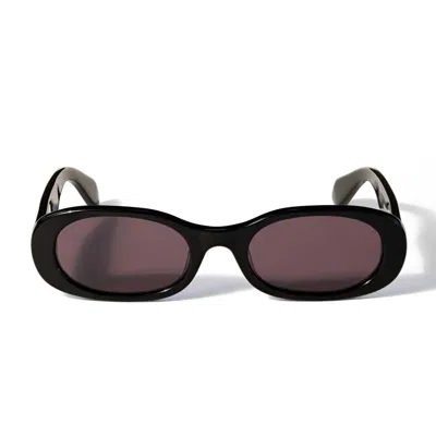 Off-white Off White Sunglasses Ow1033 1007 Adams Black/dark Gray Women