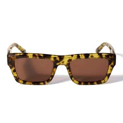 Off-white Off White Sunglasses Ow1038 1964 Flint Brown/dark Brown Unisex