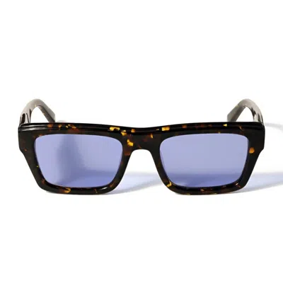 Off-white Off White Sunglasses Ow1038 6045 Flint Brown/blue Unisex