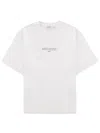 Off-white Statement Cotton Skate T-shirt In White