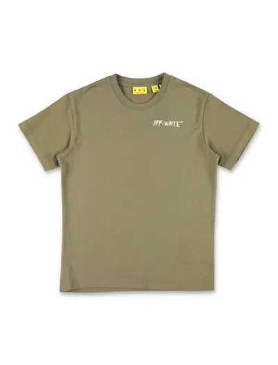 Off-white Off White T Shirts And Polos Green
