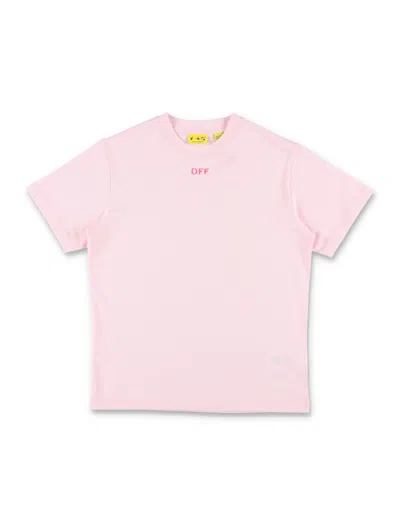 Off-white Off White T Shirts And Polos In Pink