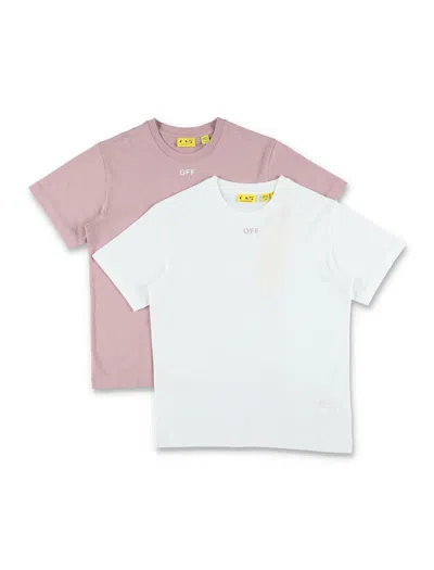 Off-white Off White T Shirts And Polos Red In Multi