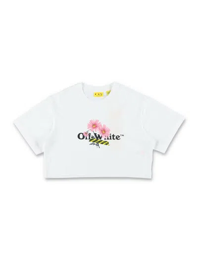 Off-white Kids' Off White T Shirts And Polos White
