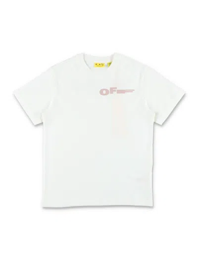 Off-white Kids' Off White T Shirts And Polos White