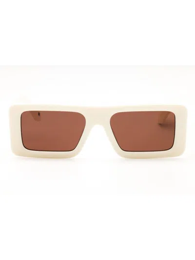 Off-white Off White Troy Sunglasses In White/brown