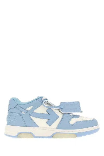 Off-white Off White Two-tone Leather Out Of Office Sneakers