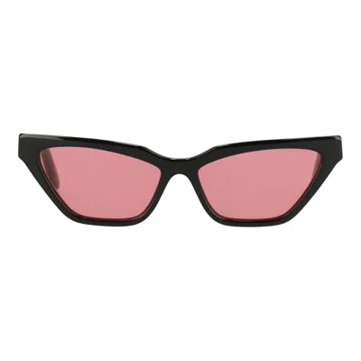 Off-white Off White Unisex Black Sunglasses In Multi